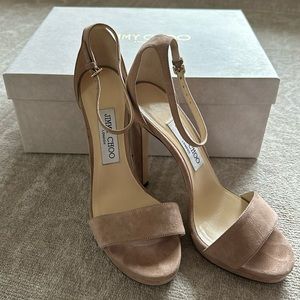 Misty 120, Sue 184 ballet pink stiletto heel sandals
